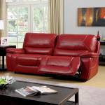 NEWBURG TWO RECLINER SOFA, RED 